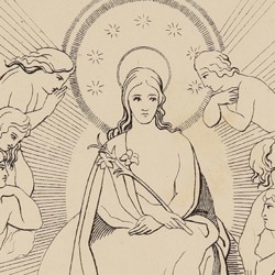 The Virgin Mary in her glory (Canto XXXI. Plate 31)