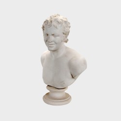 Bust of laughing faun