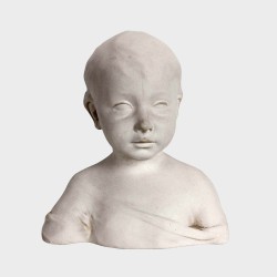 Bust of serious child