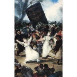 Postcard The Burial of the Sardine Francisco de Goya