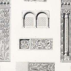 Metropolitan atrium architectural members and decoratives fragments (Mérida)