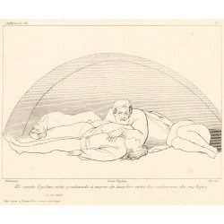 Count Ugolino is condemned to starve among the corpses of his sons (Chapter XXXIII. Plate 36)