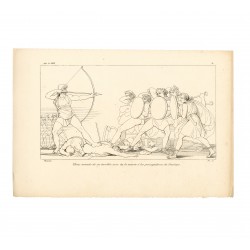 Ulysses kills the pursuers of Penelope (Book XXII. Plate 31)