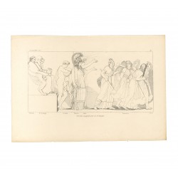 Orestes judged by the Areopagus (The Eumenides. Act V. Plate 27)