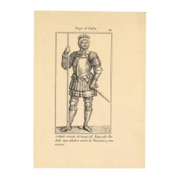 Outfit of an armed soldier, at emperor Rudolf time