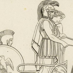 Return of Agamemnon to his homeland (Agamemnon. Act IV. Plate 17)