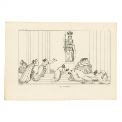Theban's choir (Seven Against Thebes. Act II. Plate 12)
