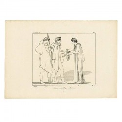 Orestes recognized by his sister (The Libation bearers. Act II. Plate 20)
