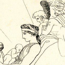 Apollo, Diana and Leto (The Eumenides. Act I. Plate 23)