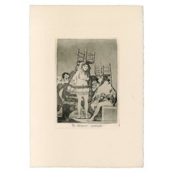 They've already got a seat (Caprichos Plate 26)