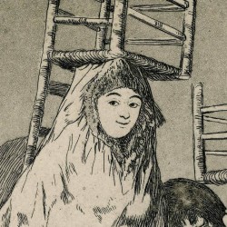 They've already got a seat (Caprichos Plate 26)