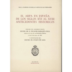 El arpa en España de los siglos XVI al XVIII