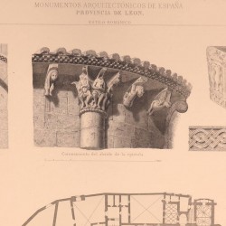 Planta y detalles de San Isidoro (León)