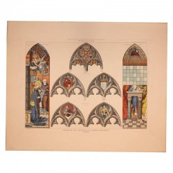 Restos de la vidriera de San Juan de los Reyes (Toledo)