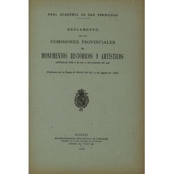 Reglamento de las comisiones provinciales 1918