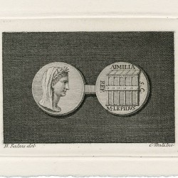 Lepidus and Basilica Aemilia coin