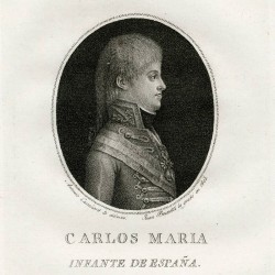 Portrait of prince Carlos María Isidro
