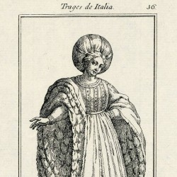 Ducal outfit in which women appeared in public in 1303