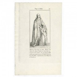 Venetian midwife with ducal outfit