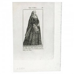 Winter outfit of the Venetia noblewomen