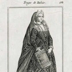 Winter outfit of the Venetia noblewomen