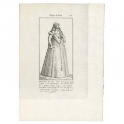 Venetian woman outfit in the year 1550