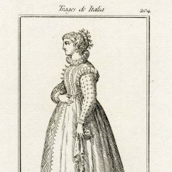 Outfit of the noble maidens of Tuscany