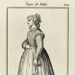 Outfit of the noble maidens of Tuscany