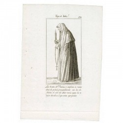 Outfit of the veiled women of Venice