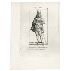 Nobleman's outfit worn in various parts of Italy