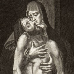 Dead Christ in the arms of the Virgin