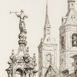 Santiago de Compostela. Catedral, puerta de la Azabachería