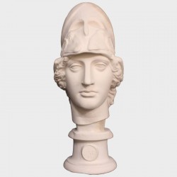 Palas's head with Greek helmet