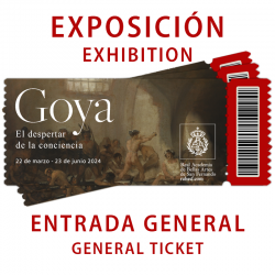 Exhibition ticket "Goya, el despertar de la conciencia"