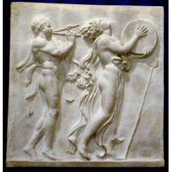 Relieve danza báquica