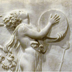 Relieve danza báquica