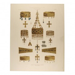 Coronas y cruces visigodas de Guarrazar (Término de Guadamur) [Corona de Recesvinto y otras]