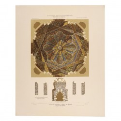 Plan of the vault and dome of the Mihrab (mosque of Cordoba)
