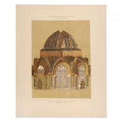 Sección vertical de la bóveda y cúpula del Mihrab (Mezquita de Córdoba)