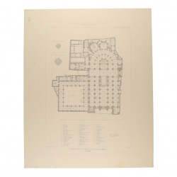 Ground plan of the Holy Primate Church (Toledo)