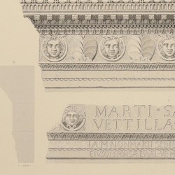 Marte's temple architectural members (Mérida)