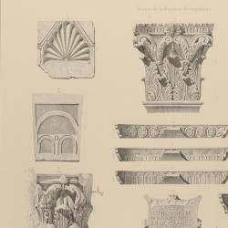 Metropolitan basilica and baptistery decorative members and fragments (Mérida)