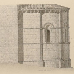 Ground plan, main façade, apse and details of the church of San Juan de Amandi (Villaviciosa Council)
