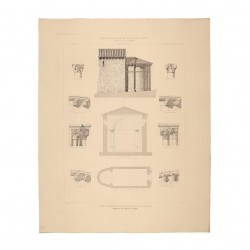 Ground plan, section and apse