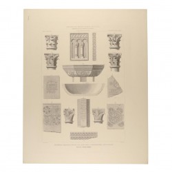 Architectural members, baptismal front and sepulchral inscriptions (Sevilla, Italica, Niebla)