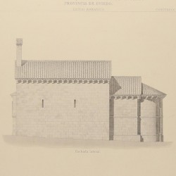 Ground plan, section and apse)